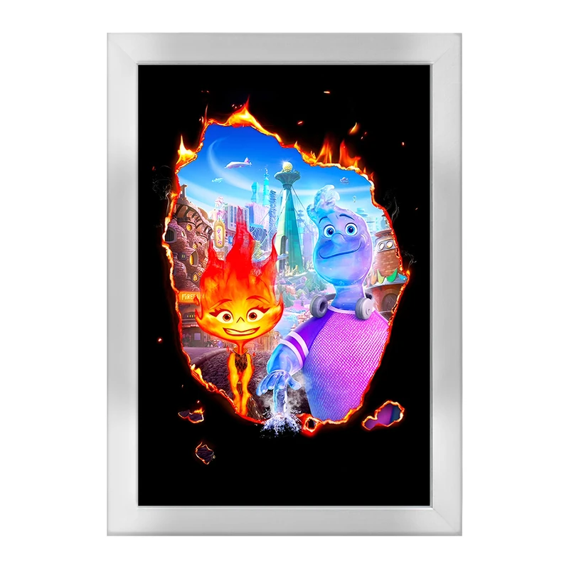 تابلو خندالو طرح بنیادین (Elemental) کد F9813