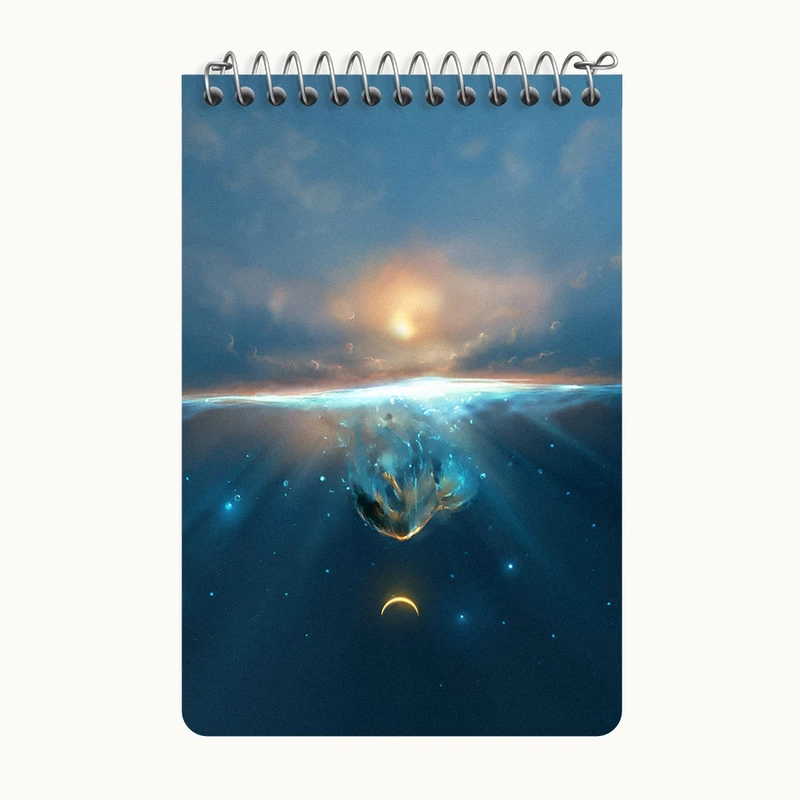 دفتر یادداشت 50 برگ خندالو طرح سقوط کد F12546