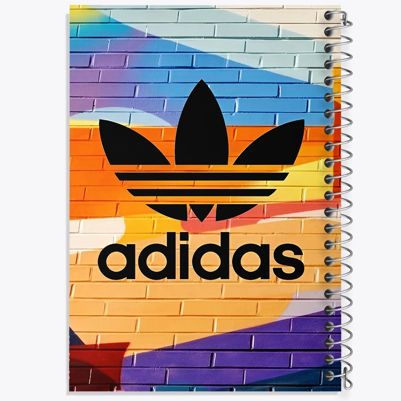 دفتر مشق 50 برگ خندالو طرح آدیداس (Adidas) کد F10509