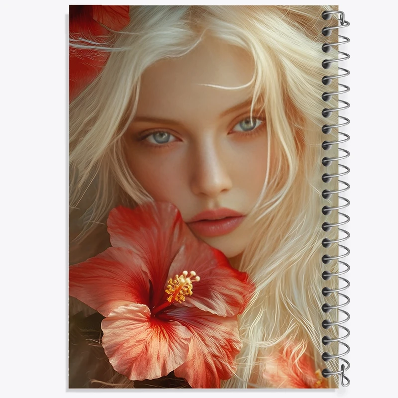 دفتر طراحی 50 برگ خندالو طرح دخترانه کد F12840