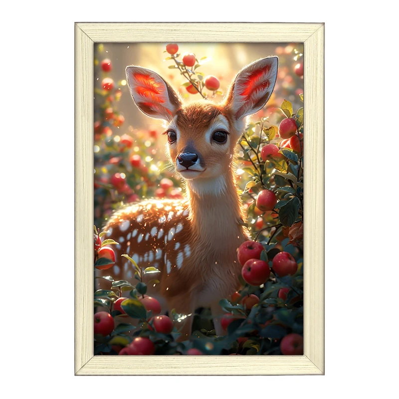 تابلو خندالو طرح آهو کد F5898