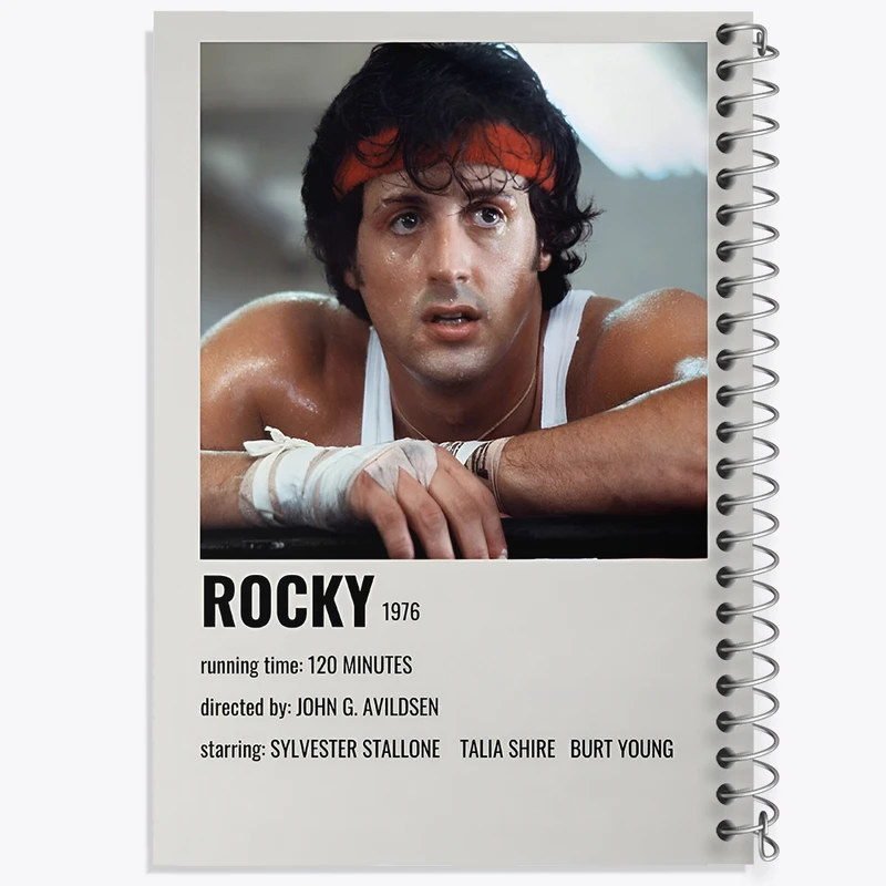 دفتر مشق 50 برگ خندالو طرح راکی (Rocky) کد F13371