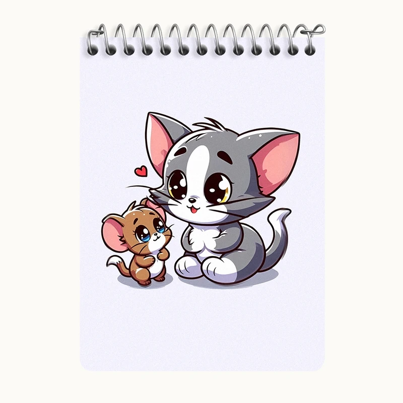 دفتر یادداشت 50 برگ خندالو طرح تام و جری (Tom And Jerry) کد N5143