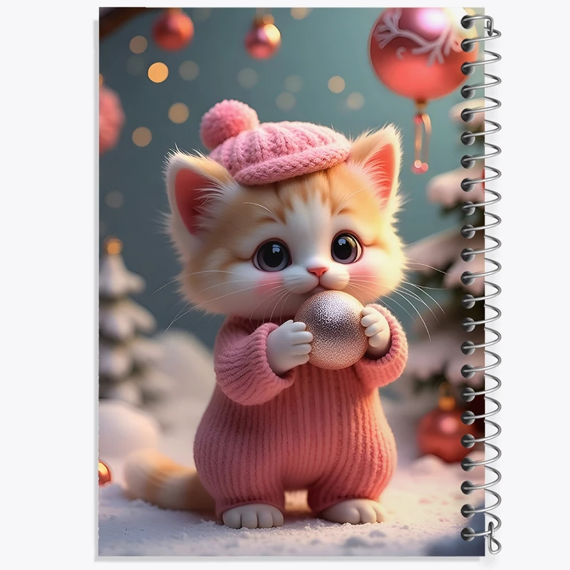 دفتر لیست خرید 50 برگ خندالو طرح گربه کیوت کد F9577