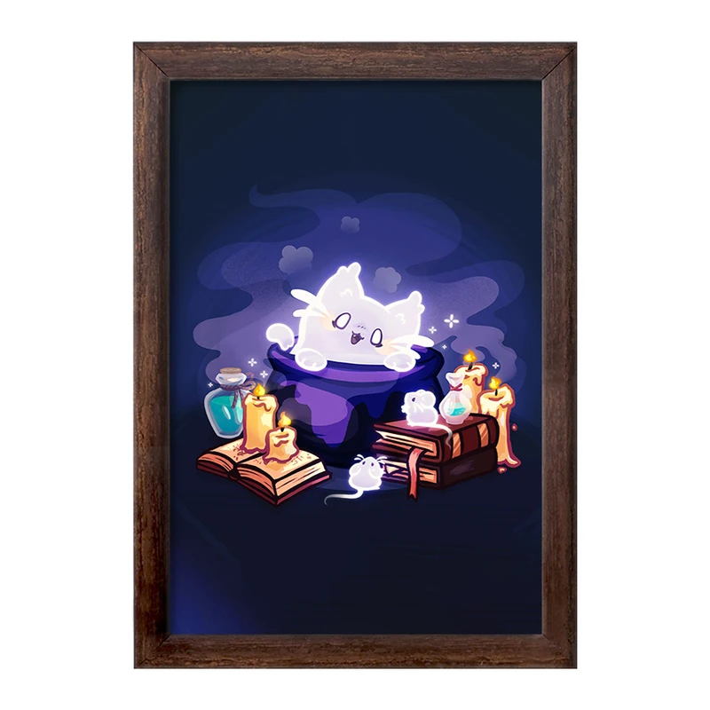 تابلو خندالو طرح موش و گربه حیوانات بامزه  کد 21042