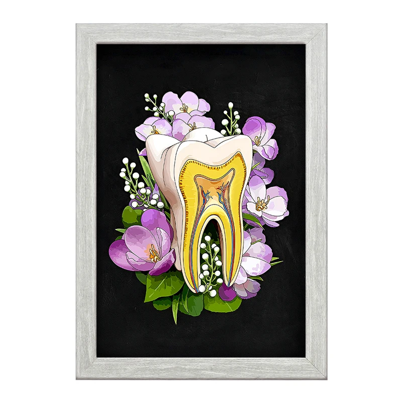 تابلو خندالو طرح آناتومی دندان (Tooth Anatomy) کد F14047