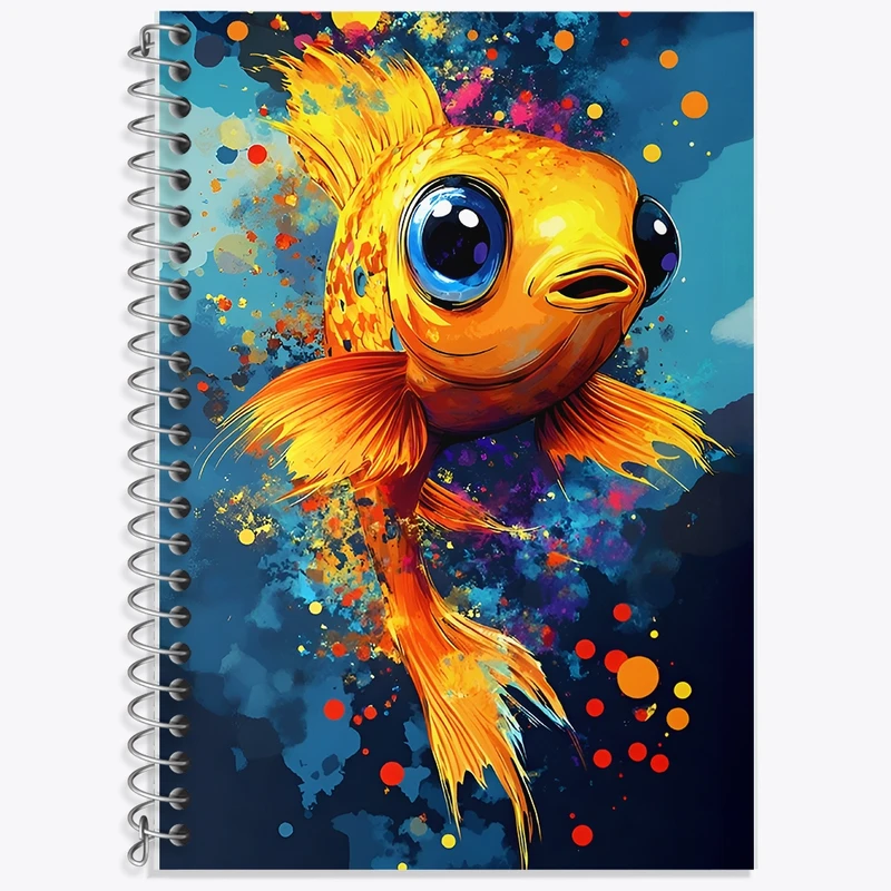 دفتر لغت 50 برگ خندالو طرح ماهی کد F11761