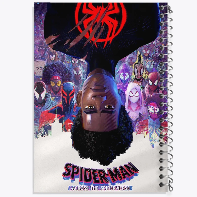 دفتر ژورنال نویسی 50 برگ خندالو مدل نقطه ای طرح اسپایدر من (Spider Man) کد F11933