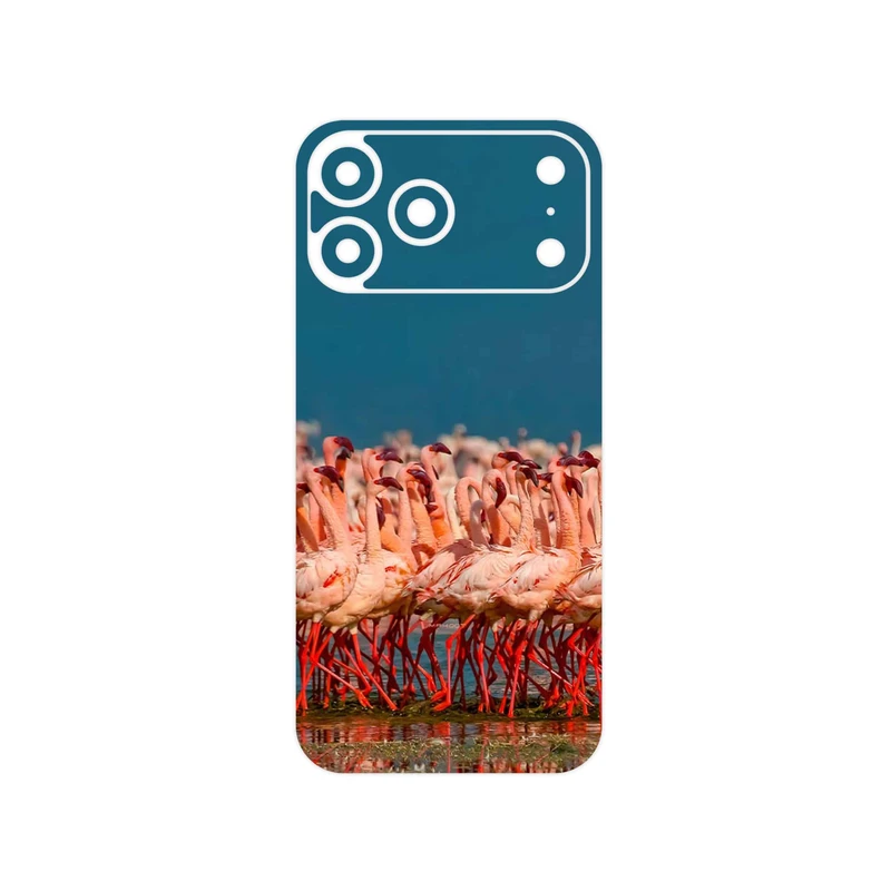 برچسب پوششی ماهوت مدل Flamingo مناسب برای گوشی موبایل اپل iPhone 17 Pro Max
