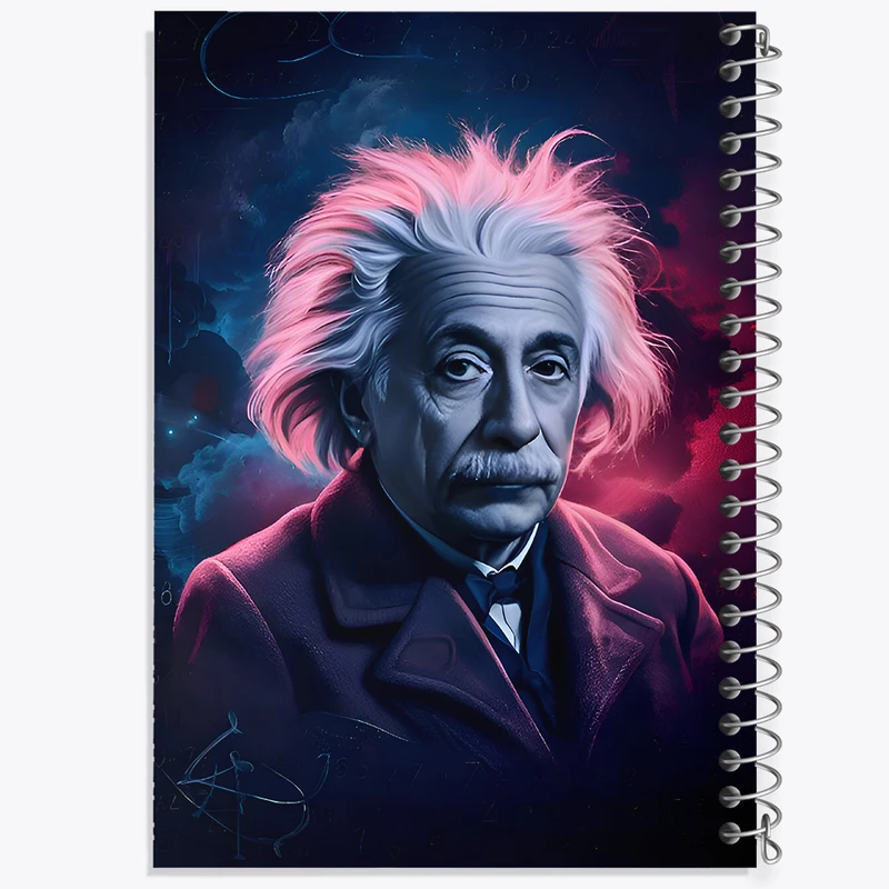دفتر مشق 100 برگ خندالو طرح آلبرت اینشتین کد F9124