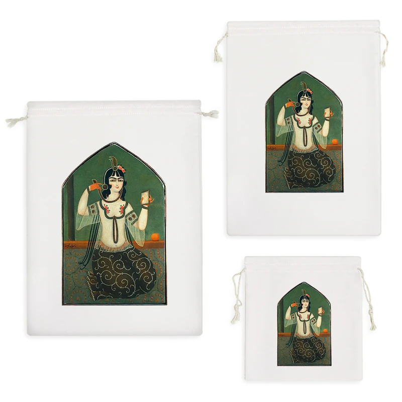 نظم دهنده خندالو مدل نقاشی دوره قاجار کد H622 مجموعه 3 عددی