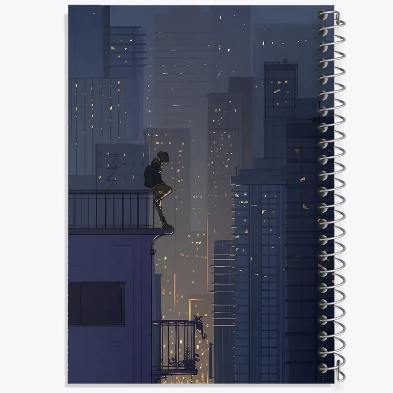 دفتر لیست خرید 50 برگ خندالو طرح شب کد N7273