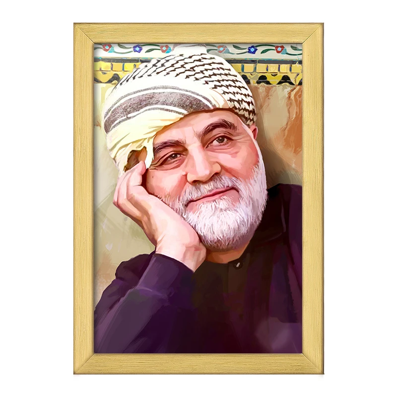 تابلو خندالو طرح سردار قاسم سلیمانی  کد 12598