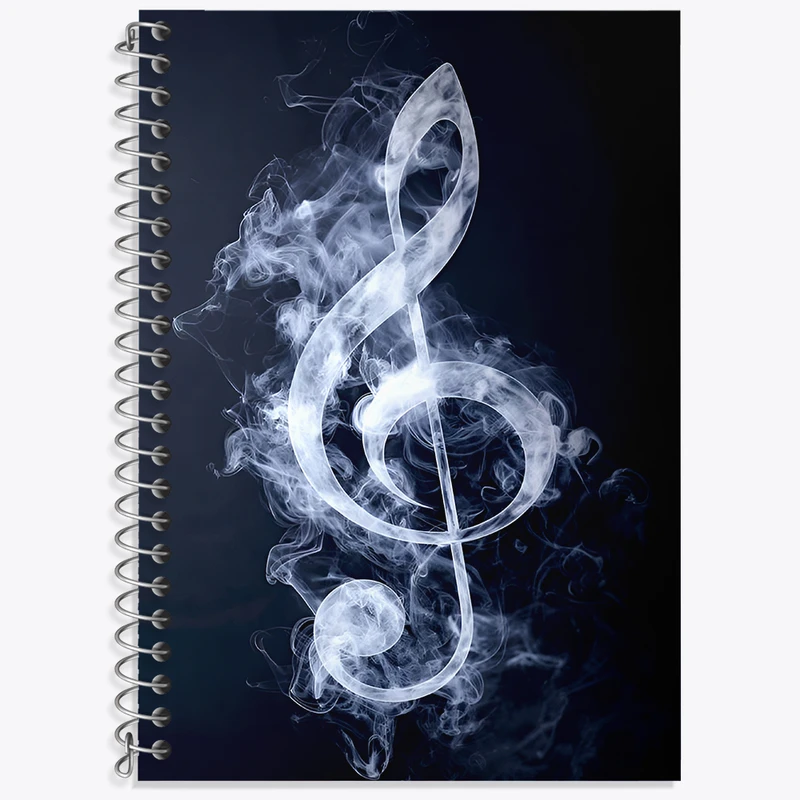 دفتر زبان 50 برگ خندالو مدل دو خط طرح کلید سل کد N8087