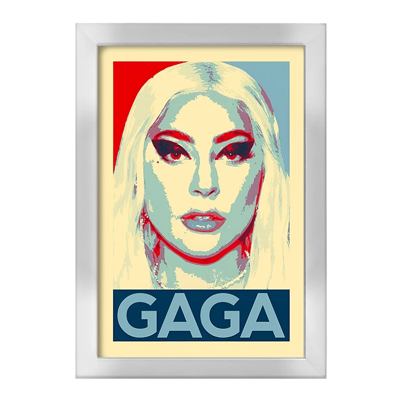 تابلو خندالو طرح لیدی گاگا (Lady Gaga) کد F6470