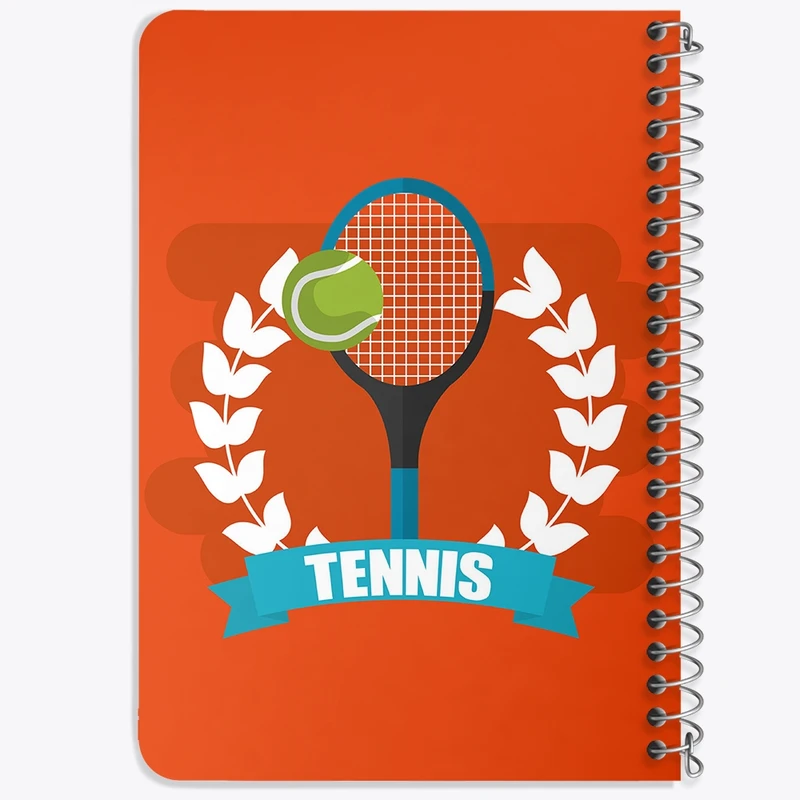 دفتر یادداشت 50 برگ خندالو طرح تنیس Tennis کد 26632