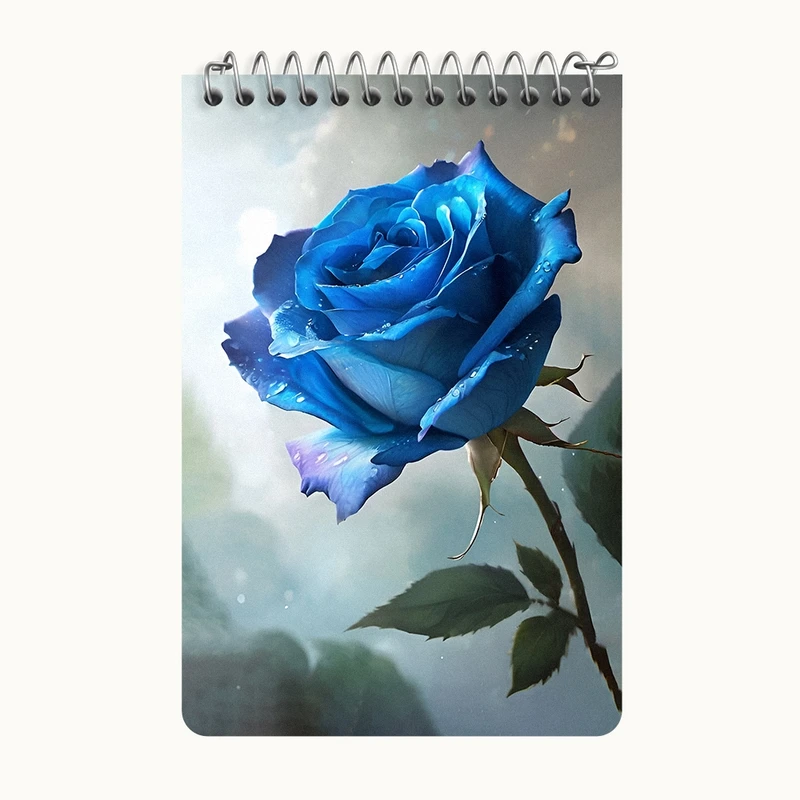 دفتر یادداشت 50 برگ خندالو طرح گل رز کد F12581