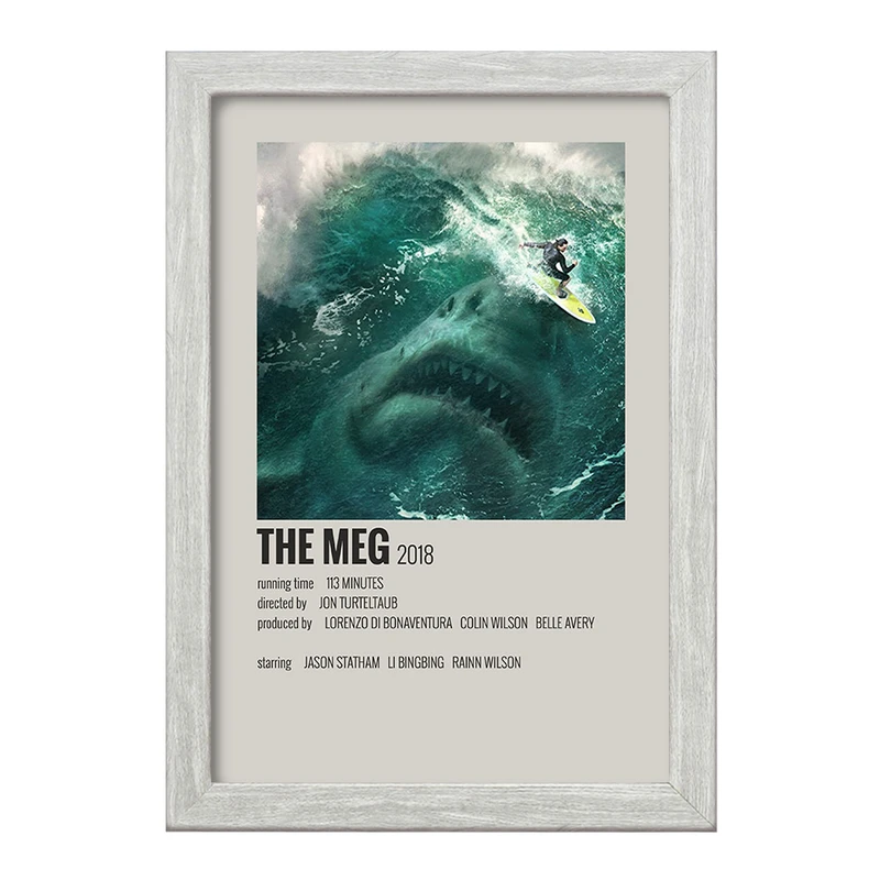 تابلو خندالو طرح مگ (The Meg) کد F13089