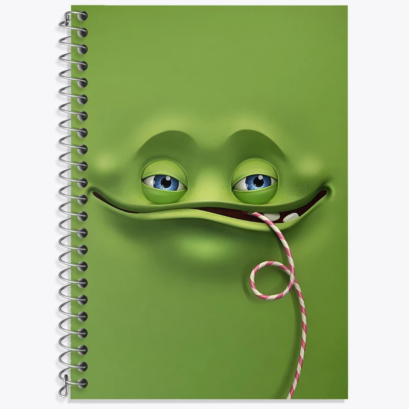 دفتر نت موسیقی 50 برگ خندالو طرح ایموجی بامزه کد F3313