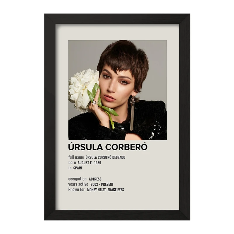 تابلو خندالو طرح اورسولا کوربرو (Úrsula Corberó) کد F13142