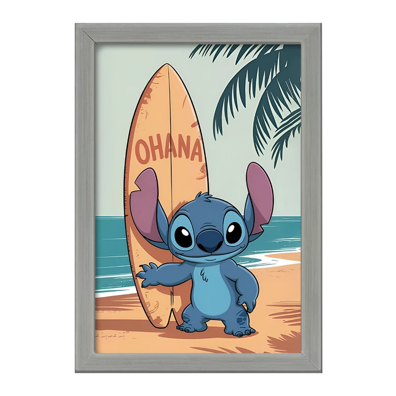 تابلو خندالو طرح استیچ (Stitch) کد F14394