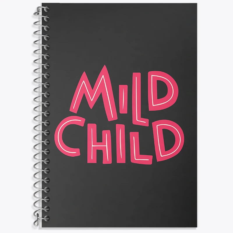 دفتر زبان دوخط 50 برگ خندالو طرح Mild Child کد F11466