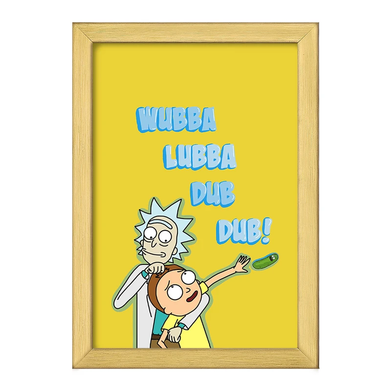تابلو خندالو طرح ریک و مورتی (Rick and Morty) کد F167