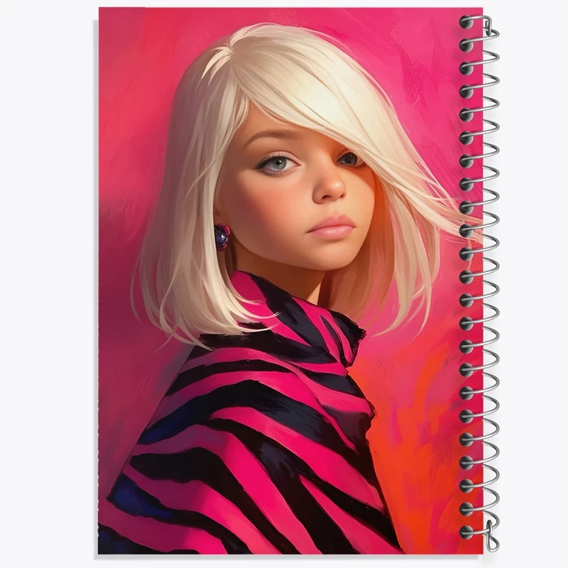 دفتر لیست خرید 50 برگ خندالو طرح دخترانه کد F12626