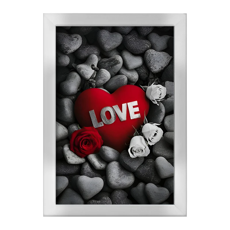 تابلو خندالو طرح قلب (Love) کد F7498