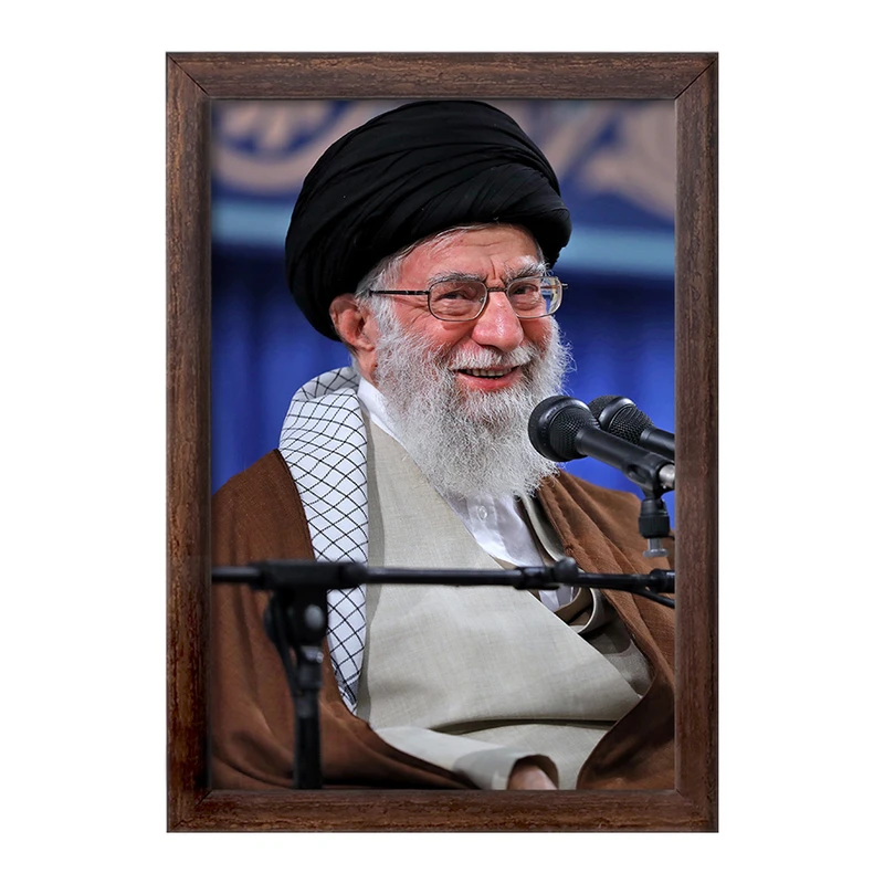 تابلو خندالو طرح حضرت آیت الله خامنه ای کد 2568