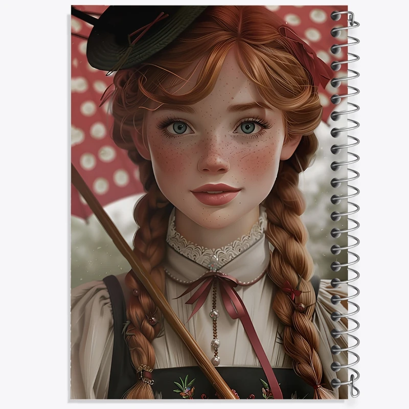 دفتر طراحی 50 برگ خندالو طرح آنشرلی کد F4993