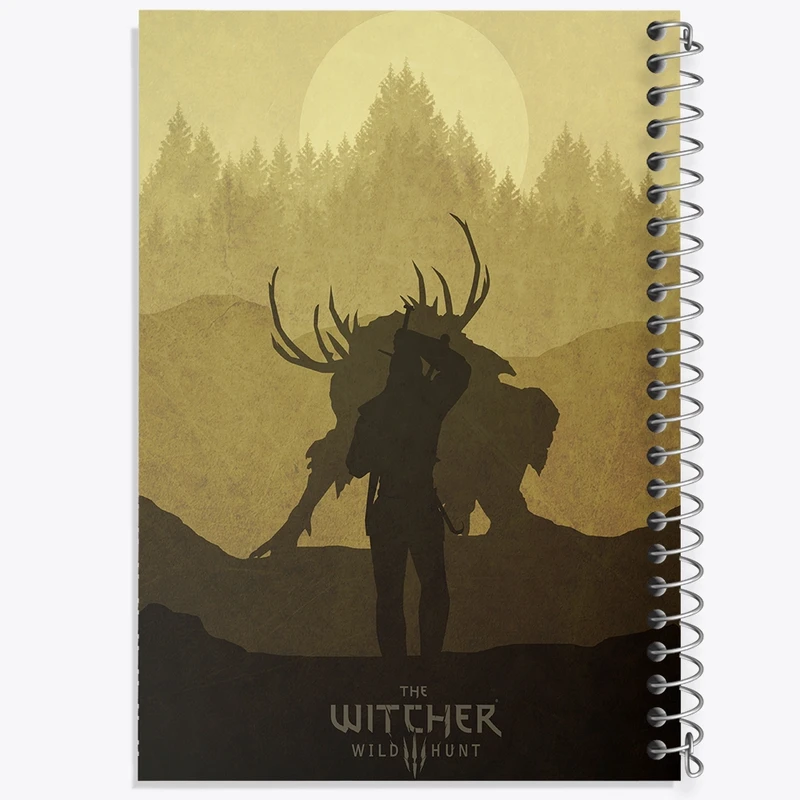 دفتر شطرنجی 50 برگ خندالو طرح ویچر (The Witcher) کد F13609
