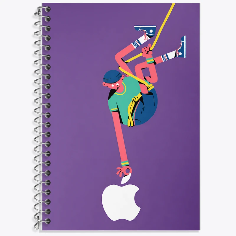 دفتر نت موسیقی 50 برگ خندالو طرح کوهنورد کد F8853