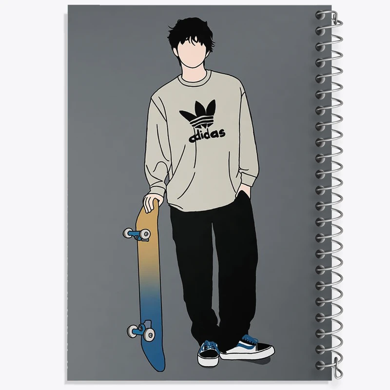 دفتر مشق 50 برگ خندالو طرح پسرانه کد F3194