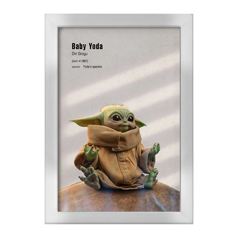 تابلو خندالو طرح بیبی یودا کد F11938