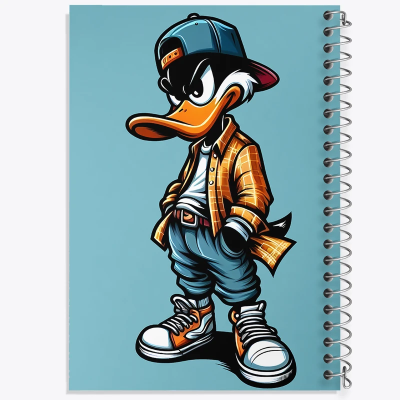 دفتر مشق 50 برگ خندالو طرح دانلد داک (Donald Duck) کد F11593