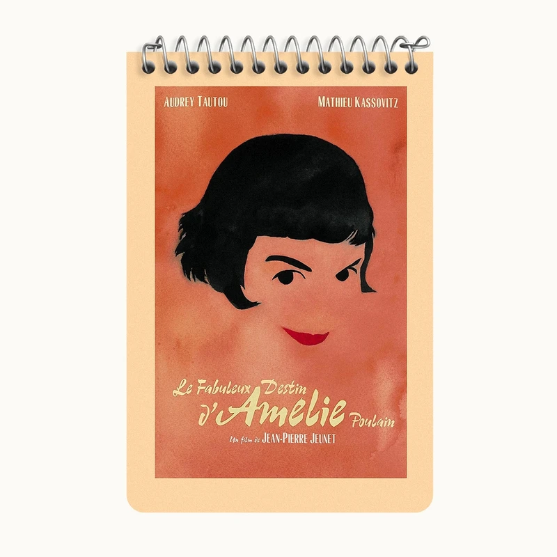 دفتر یادداشت 50 برگ خندالو طرح سرنوشت شگفت ‌انگیز املی پولن (Amélie) کد F11335