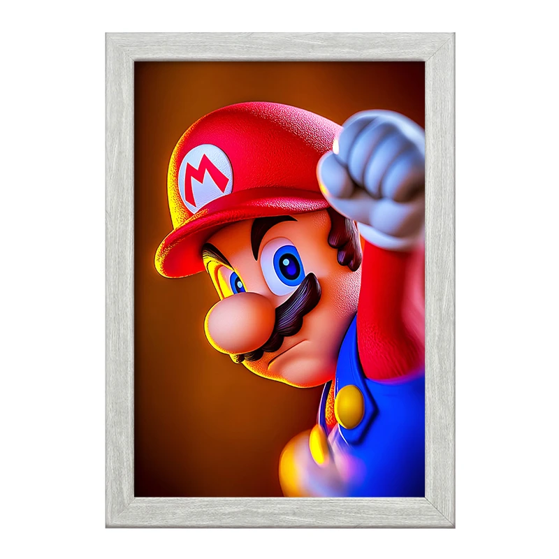 تابلو خندالو طرح سوپر ماریو (Super Mario) کد F13698