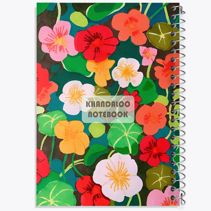 دفتر طراحی 50 برگ خندالو طرح گل گلی کد N8902