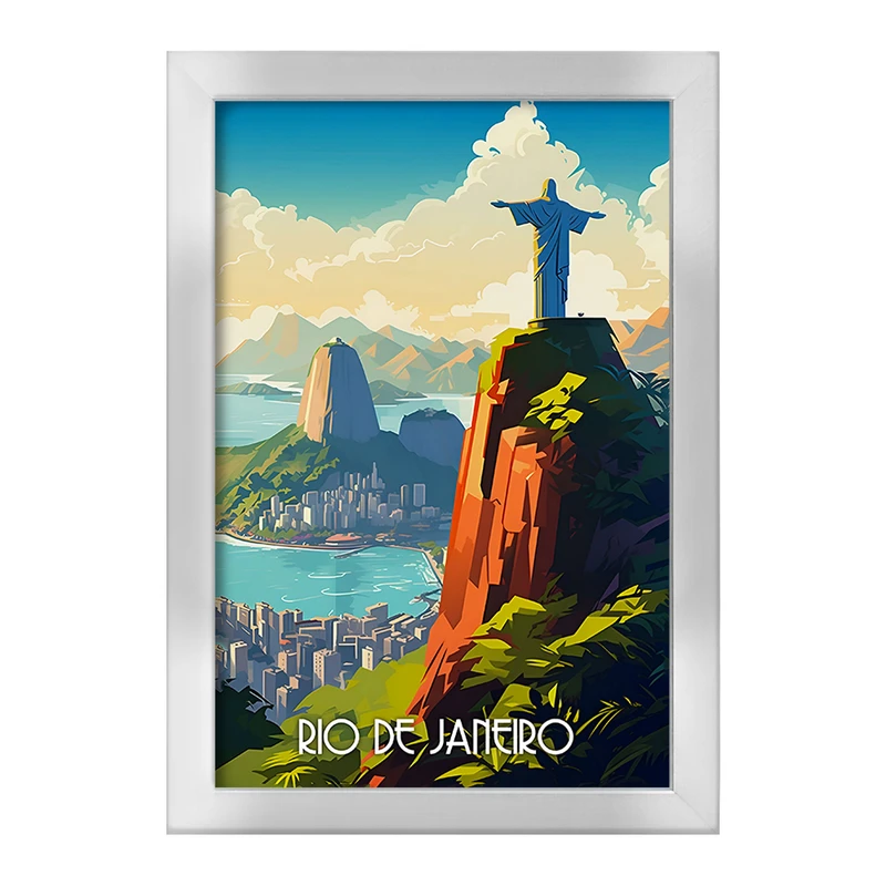 تابلو خندالو طرح ریو دو ژانیرو (Rio De Janeiro) کد F6311