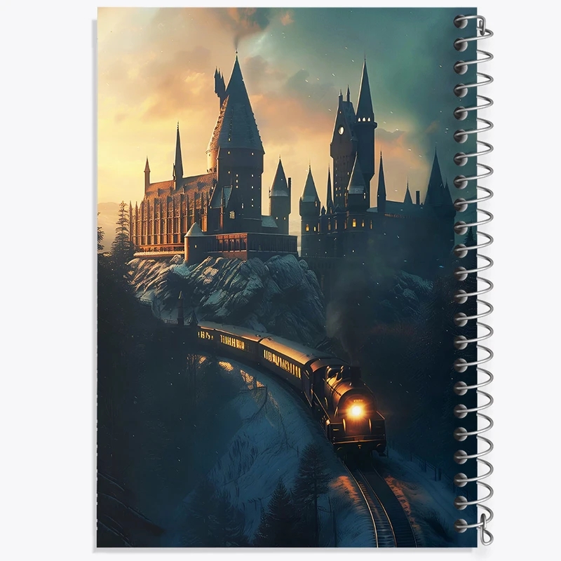 دفتر مشق 50 برگ خندالو طرح هاگوارتز هری پاتر کد F4434