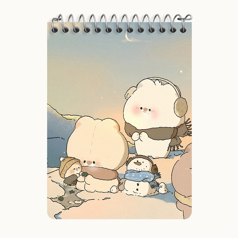 دفتر یادداشت 50 برگ خندالو طرح حیوانات کیوت و بامزه کد N4049