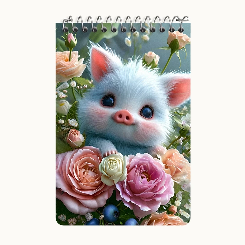 دفتر یادداشت 50 برگ خندالو طرح خوک کوچولو کد F12812