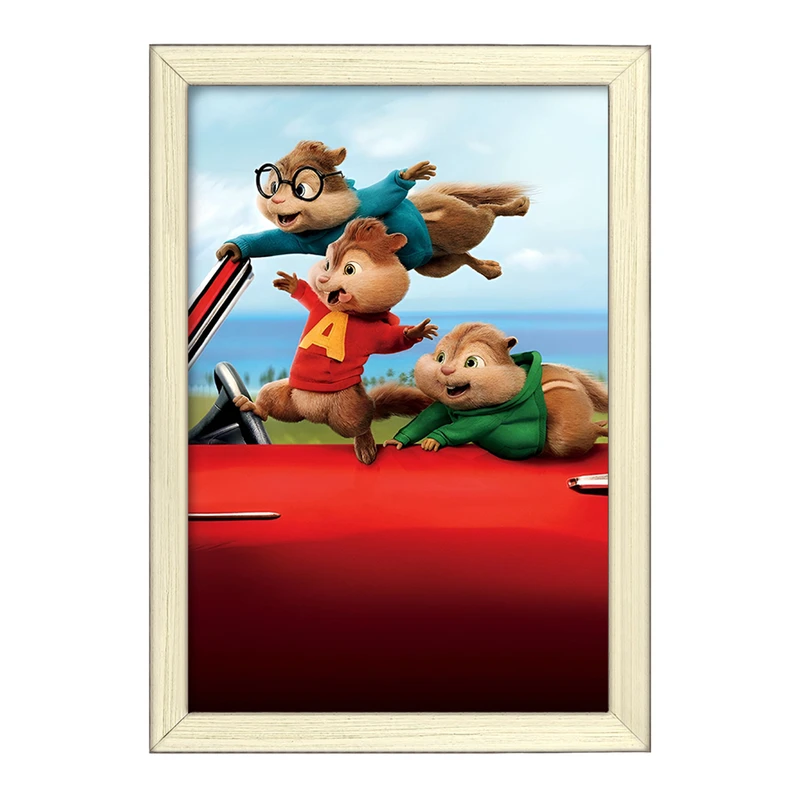 تابلو خندالو طرح آلوین و سنجاب ها کد F8321