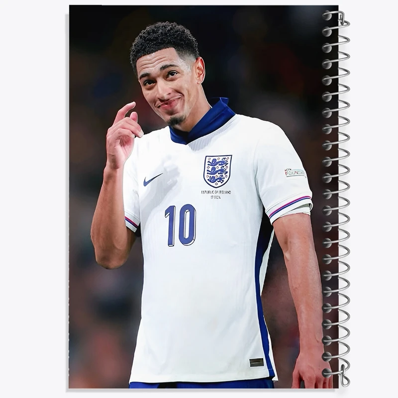 دفتر لیست خرید 50 برگ خندالو طرح جود بلینگام (Jude Bellingham) کد F14316