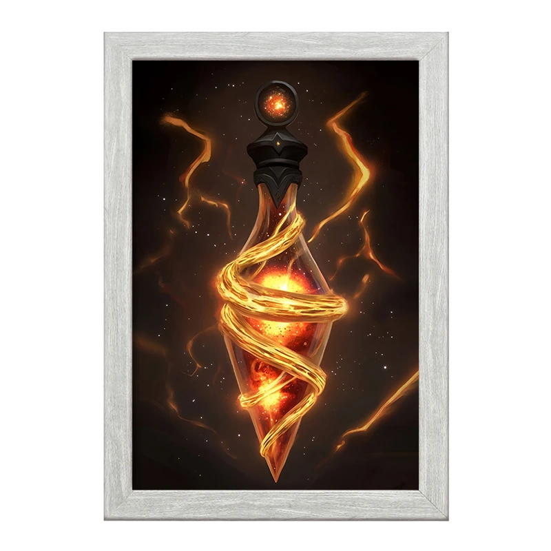 تابلو خندالو طرح معجون آتشین در بطری شیشه ای کد F10772