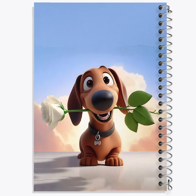 دفتر لیست خرید 50 برگ خندالو طرح سگ (Dog) کد N6395