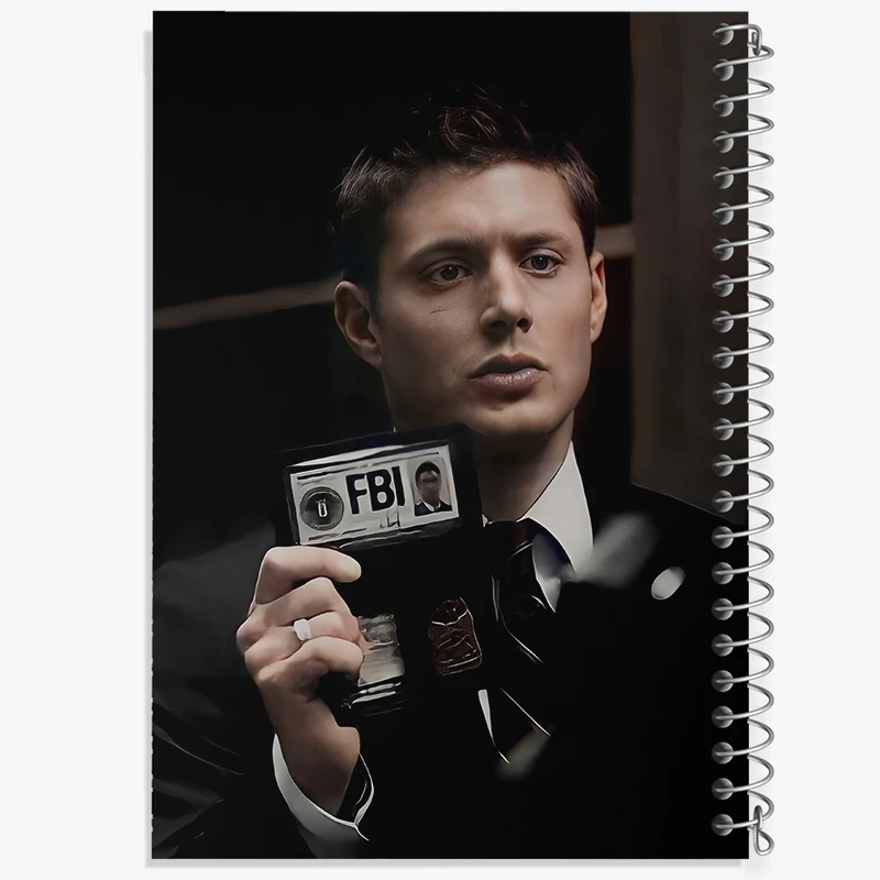 دفتر طراحی 50 برگ خندالو طرح سوپرنچرال (Supernatural) کد N5845