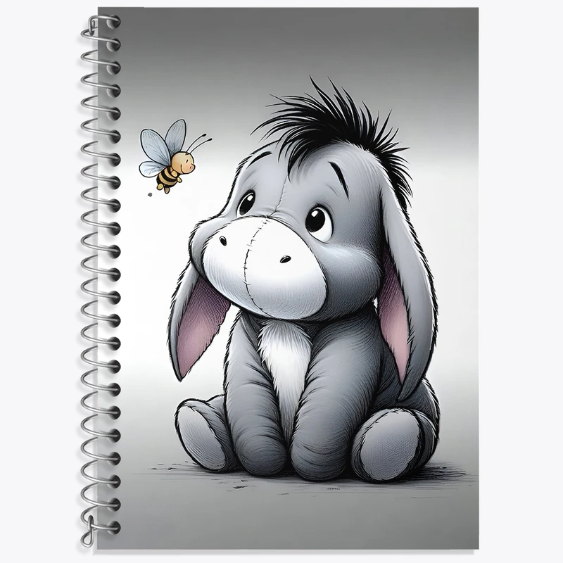 دفتر لغت 50 برگ خندالو طرح ایور خرس پو کد F4510