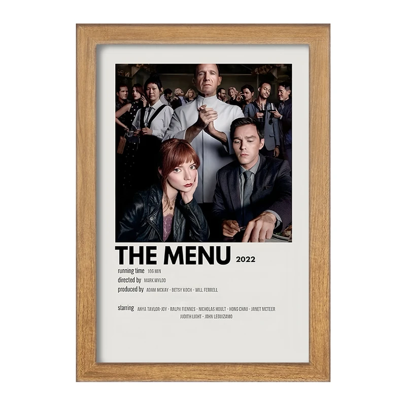 تابلو خندالو طرح منو (The Menu) کد F13095